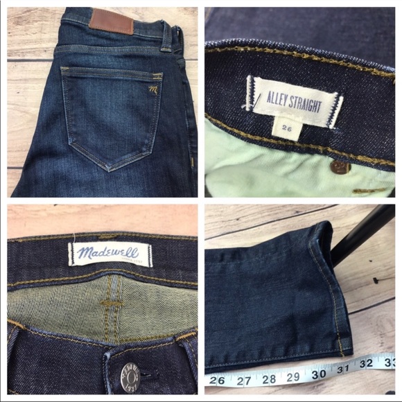 💕SALE💕 Madewell Alley Straight Premium Denim - Picture 7 of 10